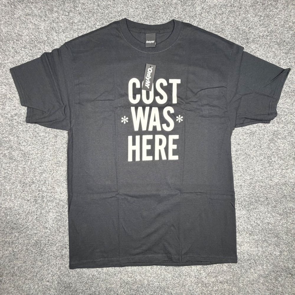 Only NY x COST Was Here Graphic T-Shirt Black Mens Large Streetwear Graffiti Tee
